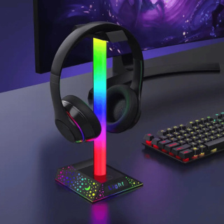 Stojak na słuchawki RGB 10 trybów oświetlenia