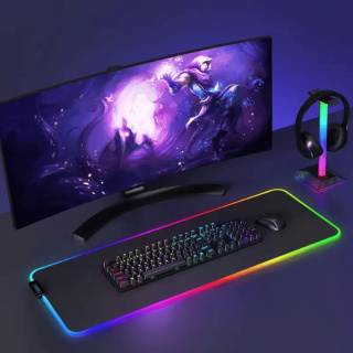 Stojak na słuchawki RGB 10 trybów oświetlenia